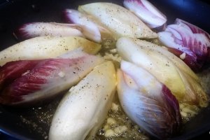 Scoici Saint Jacques cu andive si portocala
