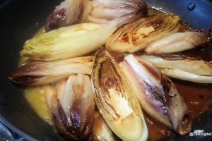 Scoici Saint Jacques cu andive si portocala