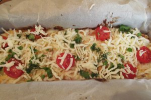 Aperitiv chec cu dovlecel si carnati afumati