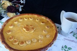 Desert tarta cu dovleac si lapte condesat