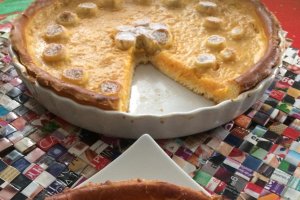 Desert tarta cu dovleac si lapte condesat