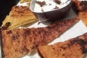 Clatita cu faina de naut la cuptor / Socca