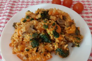 Pilaf cu ciuperci