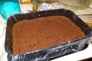 Desert prajitura cu fructe de padure