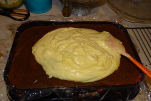Desert prajitura cu fructe de padure