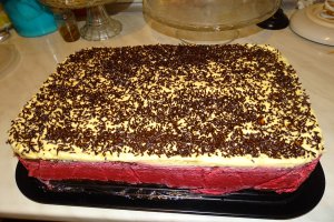Desert prajitura cu fructe de padure