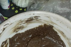 Desert negresa cu fulgi de cocos