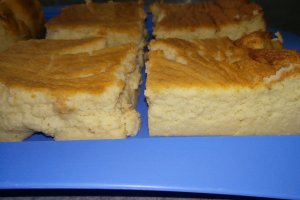Budinca cu gris si branza de vaci