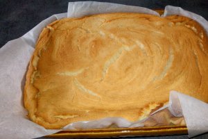 Budinca cu gris si branza de vaci