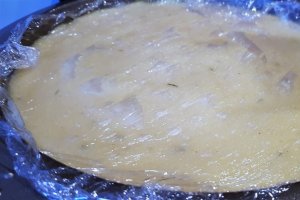 Mamaliga cu parmezan, paprika si marar