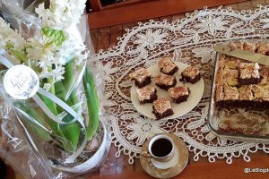 Desert prajitura cu nuci si cu ciocolata (Chinezoaica)