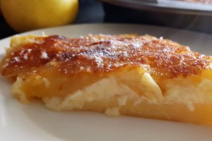 Desert prajitura/Budinca cu mere - Milassou