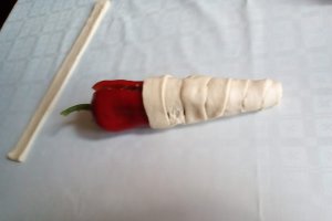Ardei umpluti inveliti in aluat