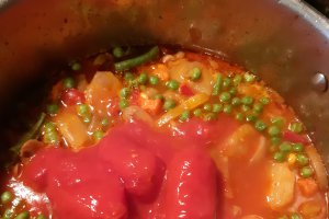 Tocanita cu ciuperci si legume