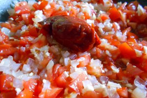Supa de legume, cu crutoane