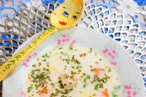 Ciorba de pui cu tarhon