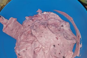 Desert tort aniversar cu fructe de padure si crema de vanilie