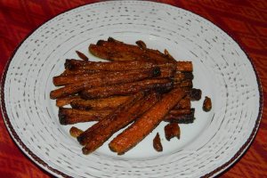 Morcovi caramelizati la cuptor