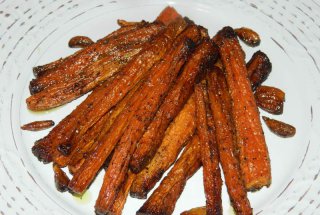 Morcovi caramelizati la cuptor