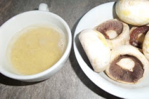 Ciuperci brune cu tofu si cus-cus
