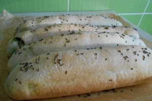 Placinta rulata, cu spanac si cartofi