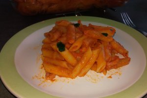 Paste cu bacon si mozzarella