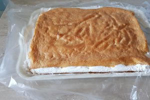 Desert prajitura cu crema de iaurt si visine