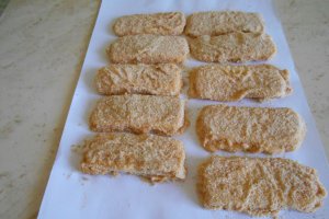 Cascaval pane, cu pesmet