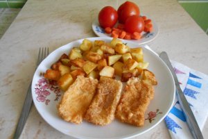 Cascaval pane, cu pesmet