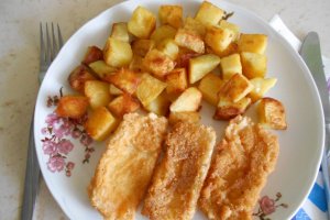 Cascaval pane, cu pesmet