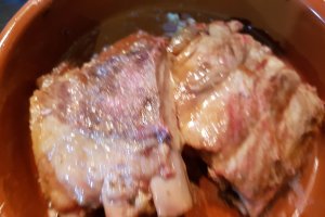 Costita de porc marinata in cidru la slow cooker Crock-Pot
