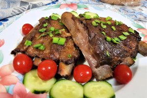 Costita de porc marinata in cidru la slow cooker Crock-Pot