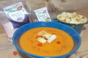 Supa crema de rosii