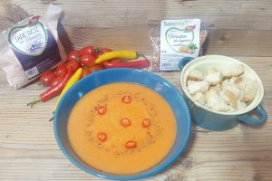 Supa crema de rosii