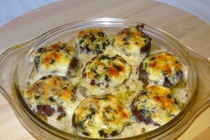 Ciuperci brune la cuptor