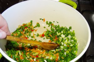 Ciorba cu leguma porcu (leguma mea preferata)