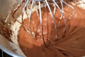 Desert vafe brownies / Gaufres de casa cu ciocolata
