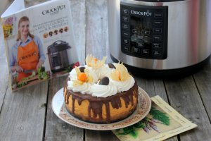 Cheesecake cu dovleac si rom la Multicookerul Crock-Pot Express cu gatire sub presiune
