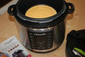 Cheesecake cu dovleac si rom la Multicookerul Crock-Pot Express cu gatire sub presiune
