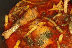 Pulpe de pasare cu fasole pastai la Multicooker-ul Crock-Pot Express cu gatire sub presiune