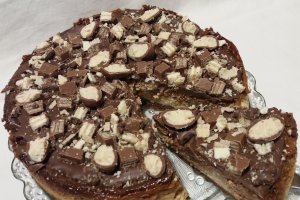 Desert cheesecake cu ciocolata