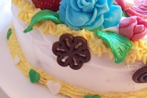 Desert tort cu flori