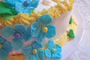Desert tort cu flori