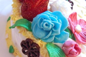 Desert tort cu flori