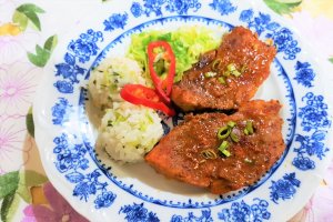 Friptura de porc cu orez
