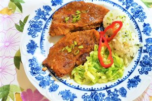 Friptura de porc cu orez