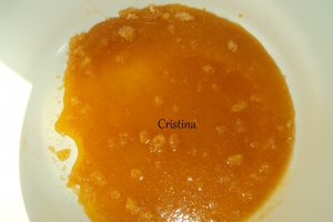 Desert vafe cu banane si sos de caramel