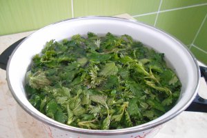 Pilaf cu urzici si leurda