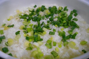 Pilaf cu urzici si leurda