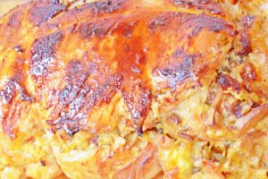 Rulada din piept de curcan, cu bacon si ciuperci, la Multicooker Crock-Pot Express cu gatire sub presiune
